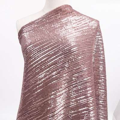 100% polyester sequin tulle fabric